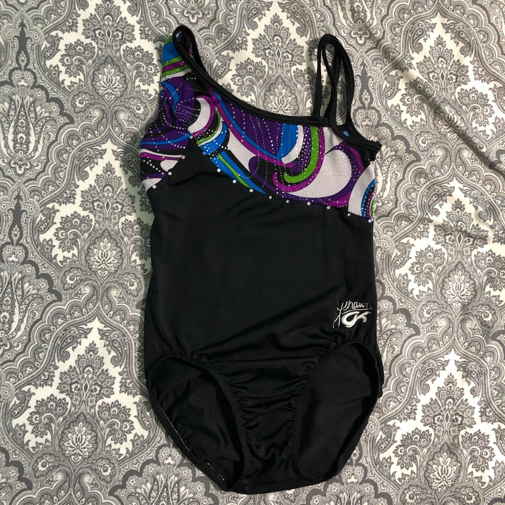 GK ELITE SHAWN JOHNSON LEOTARD, BLACK, ADULT SMALL